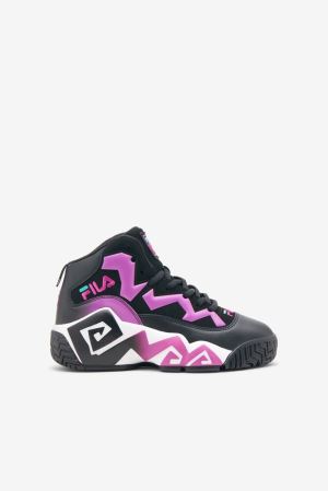 FILA Mb Sneakers Black / Purple / Flower / White,Kids Shoes | CA.YGFCOE490